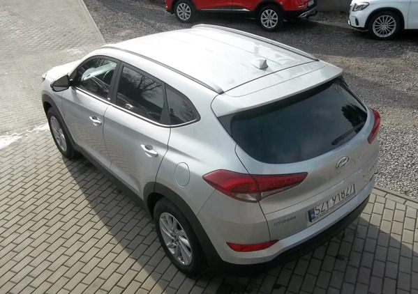 Hyundai Tucson cena 72900 przebieg: 180000, rok produkcji 2018 z Żywiec małe 154